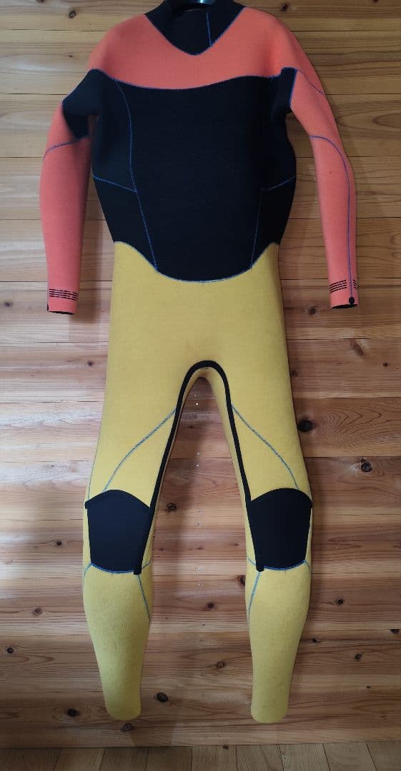 Hurley 4/3mm セミドライスーツ バックジップ　防水ジップ