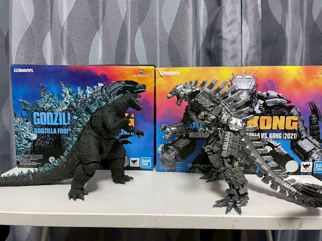 ゴジラ2021&メカゴジラ2021　SH.モンスターアーツ【中古】箱いたみ