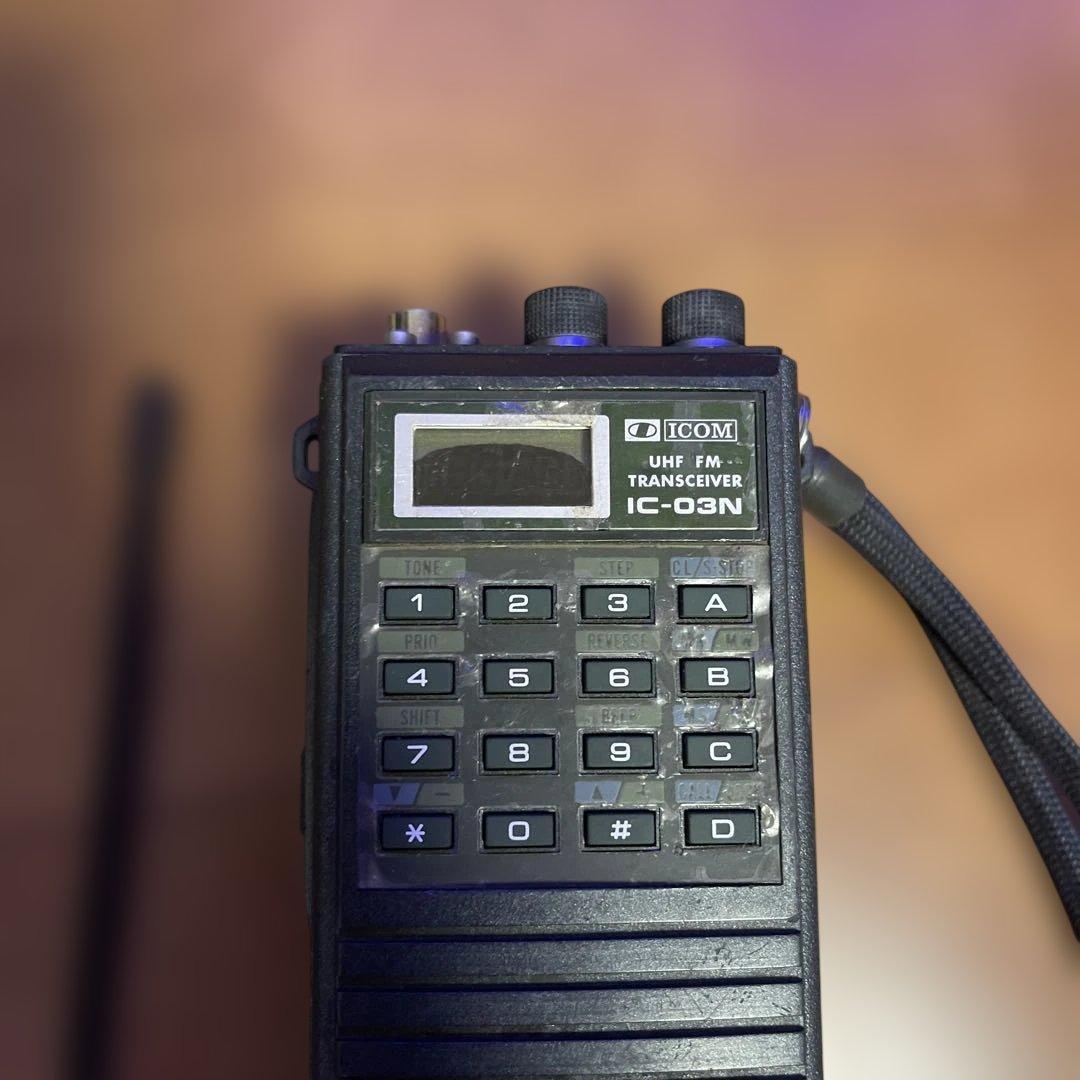 ICOM IC-03N UHFトランシーバージャンク品扱い