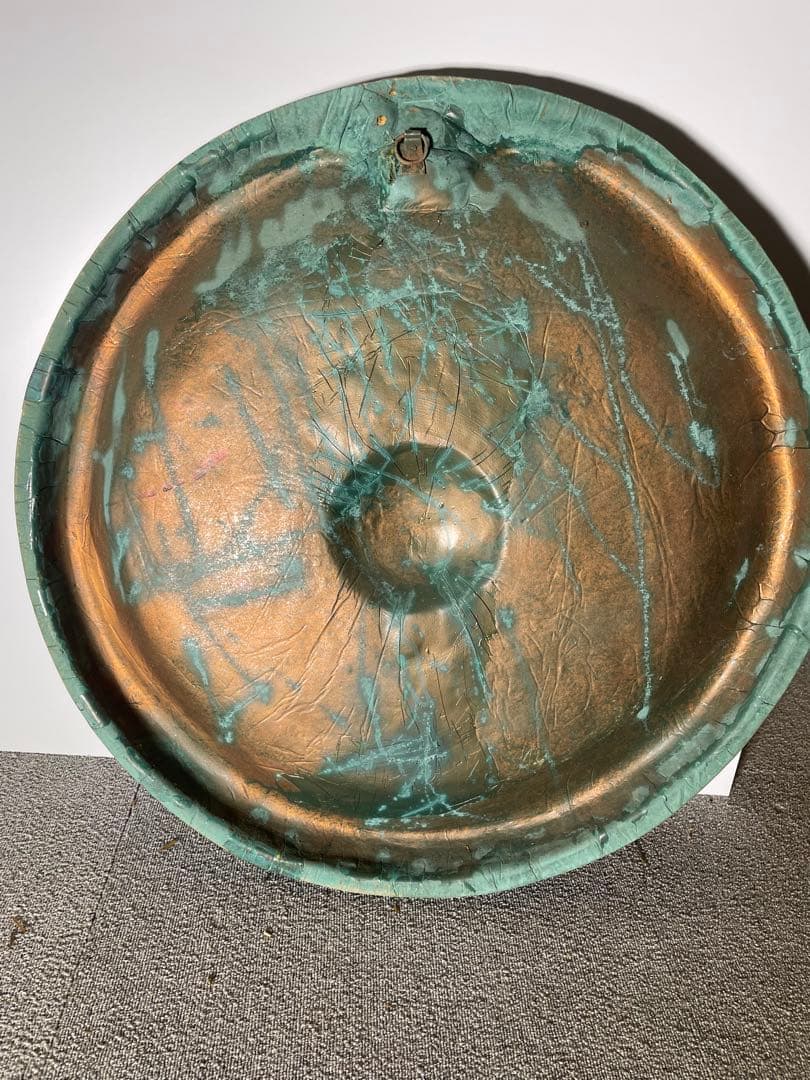 ミケランジェロ 盾 レプリカ ブロンズ調 大型壁掛け美術装飾