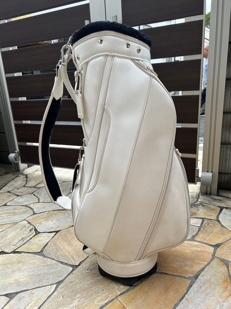 ゴルフ　キャディバック　テスタルテ　TESTARTE 白