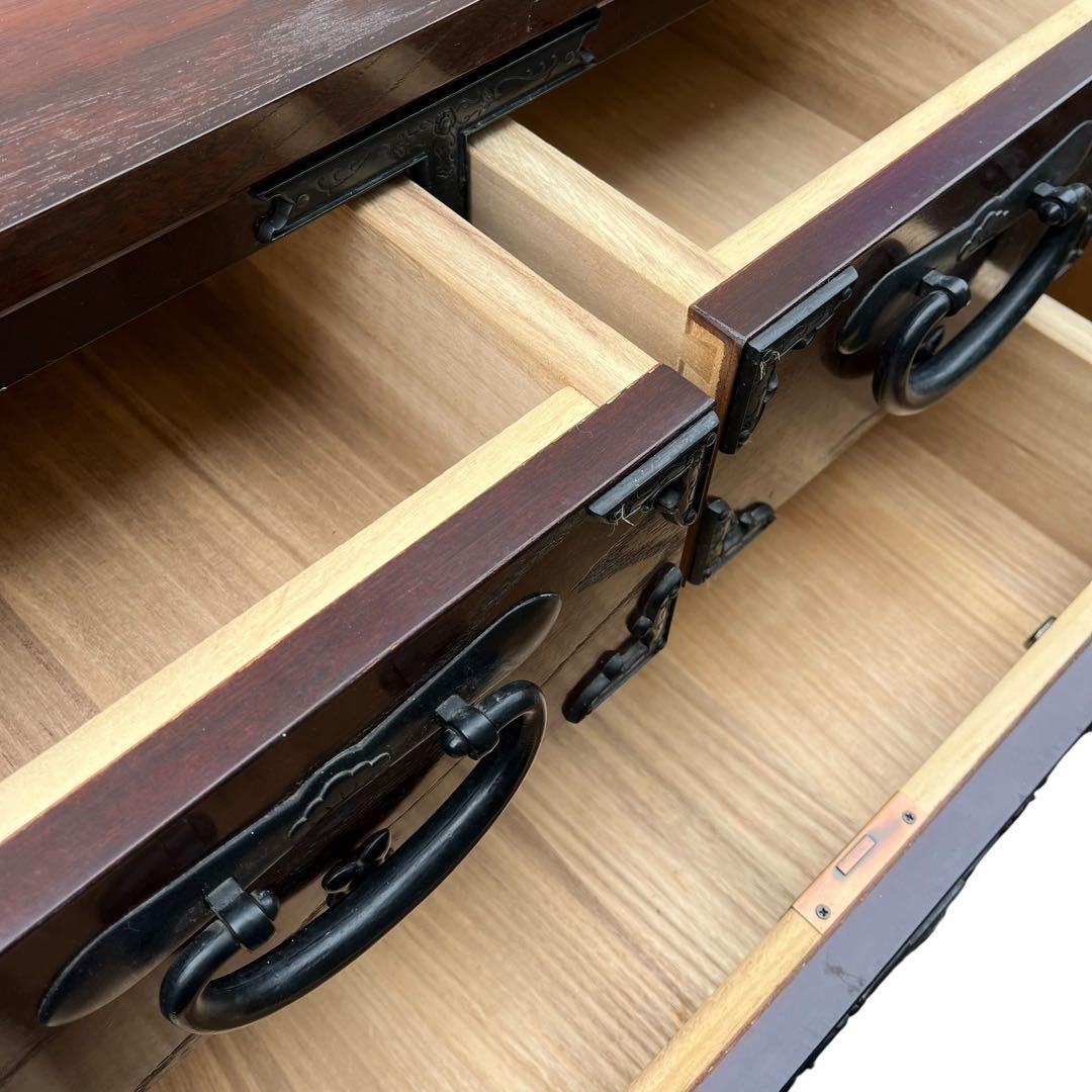 引き取り限定✨　和箪笥 時代箪笥 箪笥 収納家具 和家具 装飾金具　鍵付き