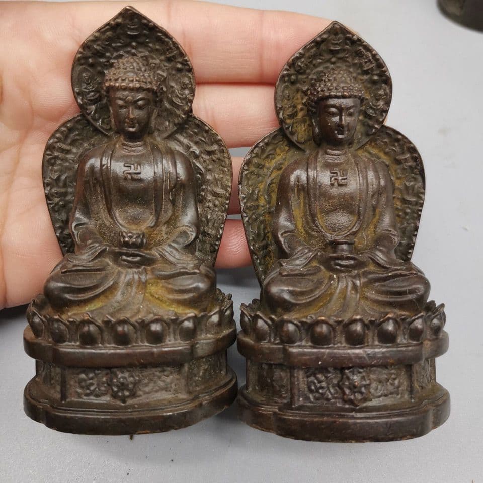 仏教美術 三宝仏 工芸品 美術品 置物