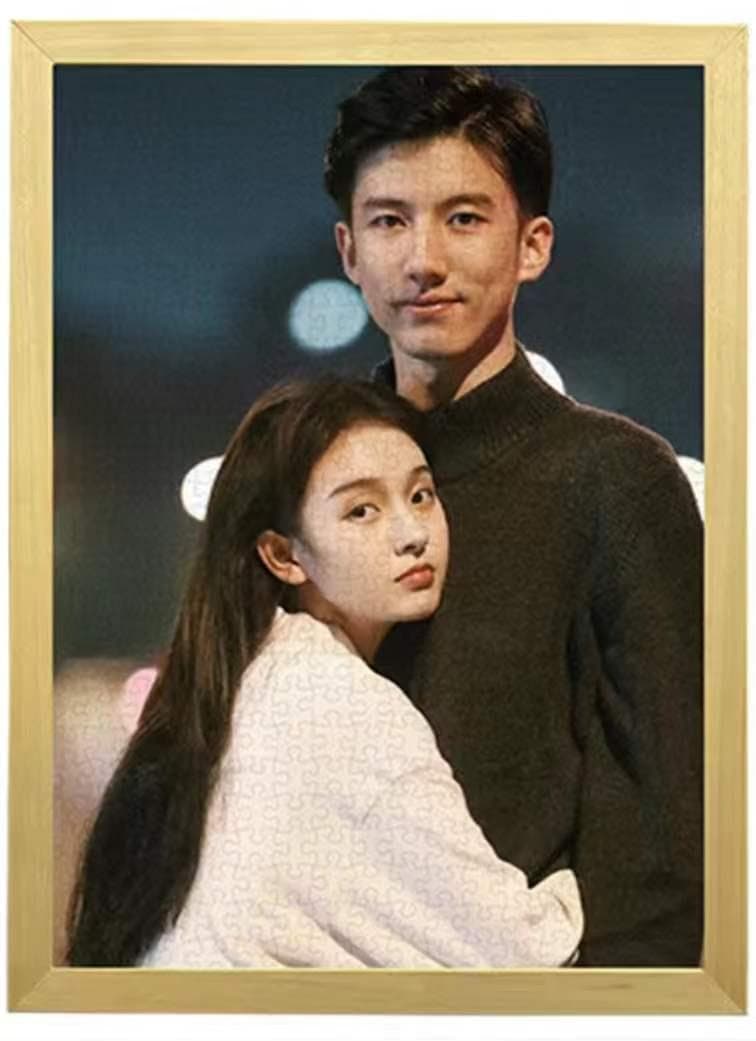 オーダーメイドパズル520ピース　木製パズルフレーム付き