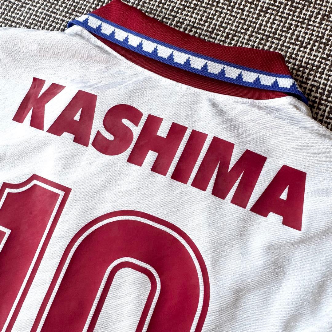 【希少アウェイ・長袖】ジーコ＃１０ 鹿島アントラーズ ９２/９３（A）CUP戦