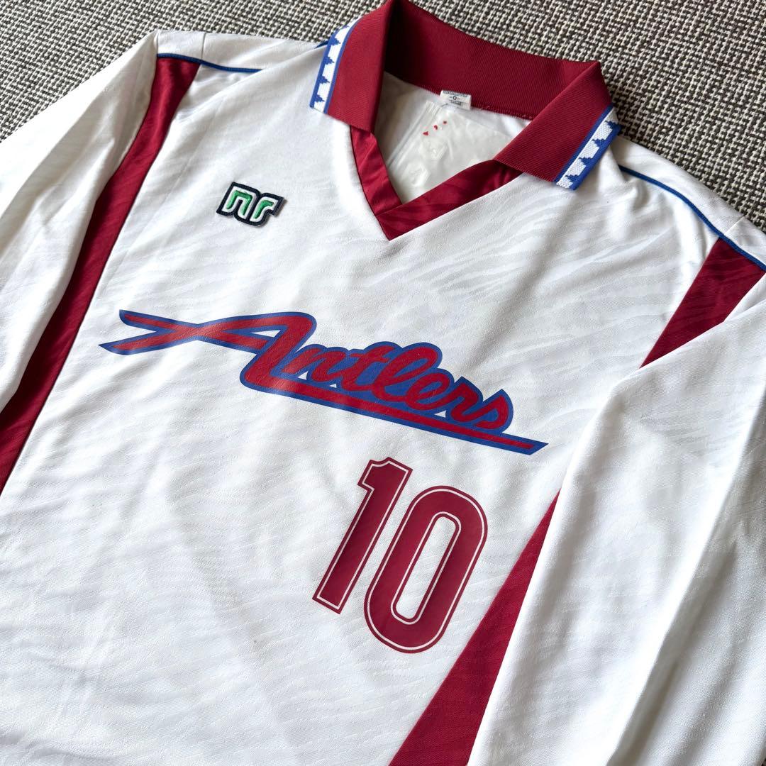 【希少アウェイ・長袖】ジーコ＃１０ 鹿島アントラーズ ９２/９３（A）CUP戦