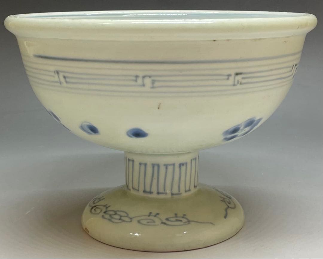 古伊万里　染付　盃洗　杯洗 　e461