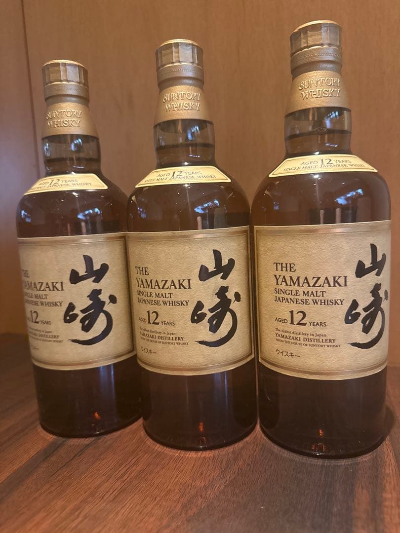 サントリーウイスキー山崎12年　700ml×3本
