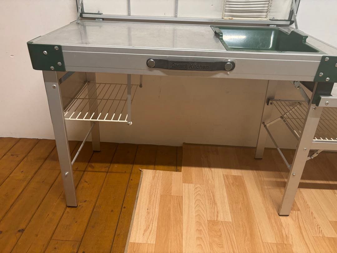 Coleman コールマン ビンテージ　シンク付き　キッチンテーブル　廃盤品