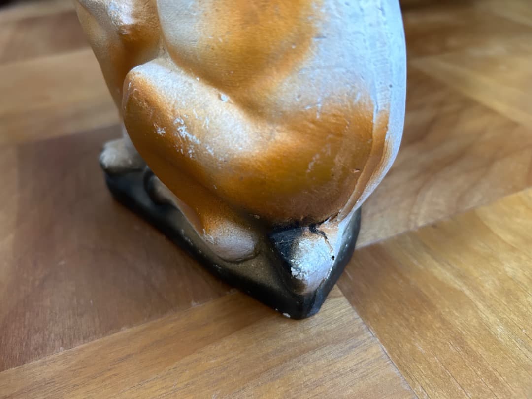 ビンテージ Chalkware Bulldog チョークウェア ブルドッグ