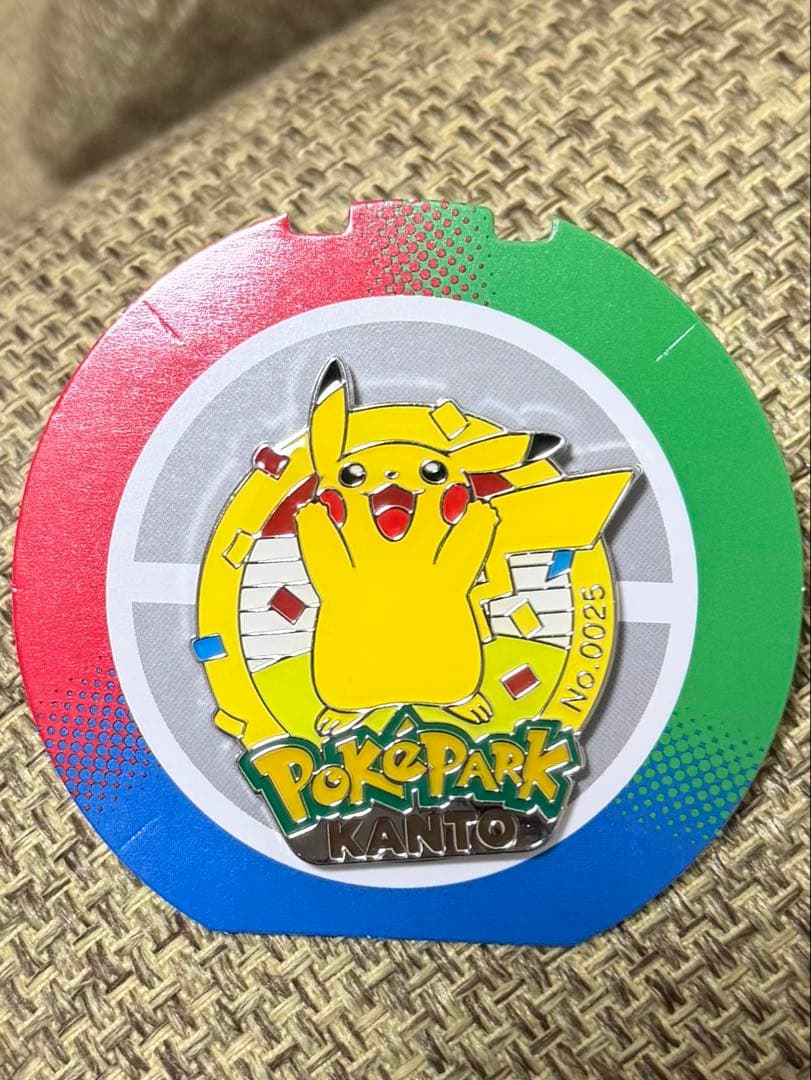 ポケパーク カントー ピカチュウ 0025 ピカチュウ　ピンズ ポケモン バッジ