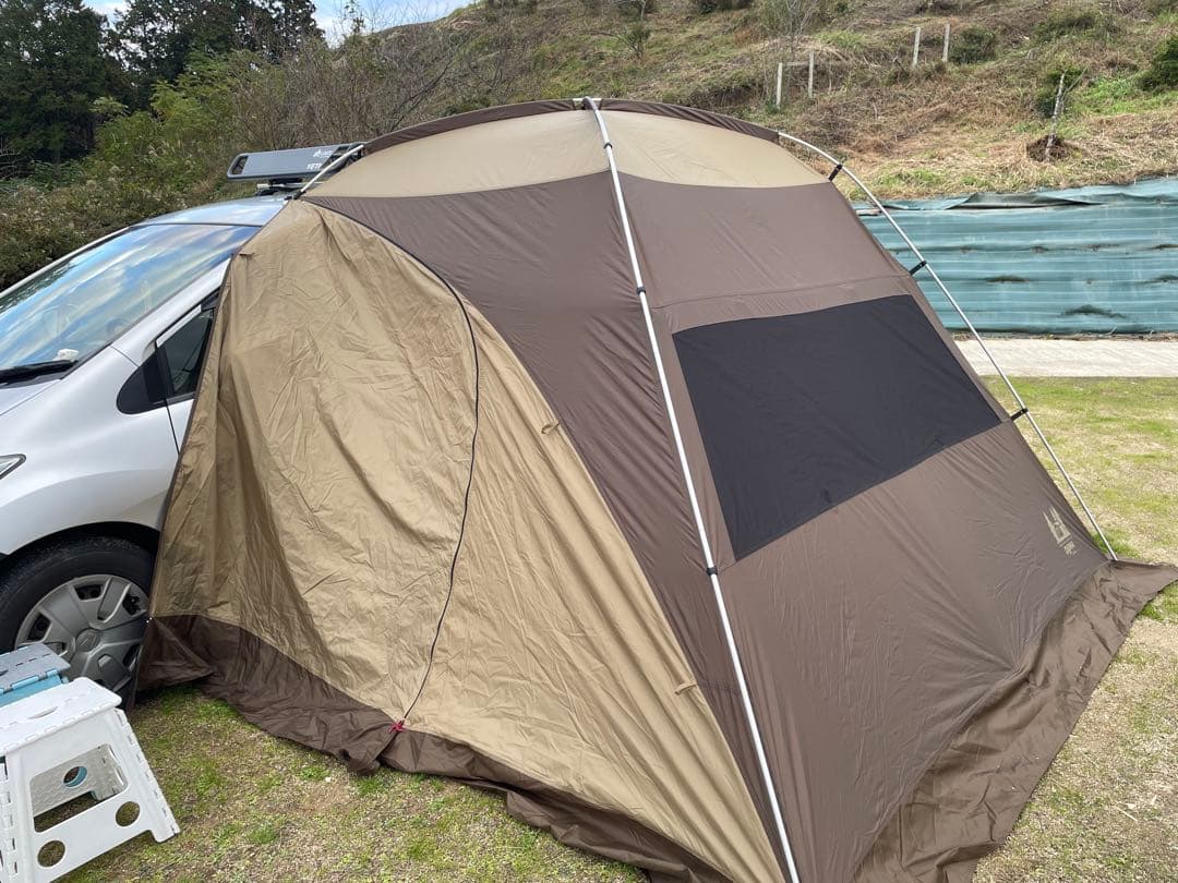 Ogawa CarSide shelter ブラウン