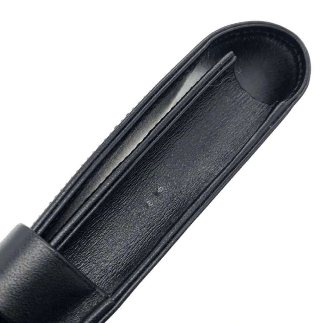 新品同様✨モンブラン マイスターシュテュック 2本用 ペンポーチ 筆箱　ブラック