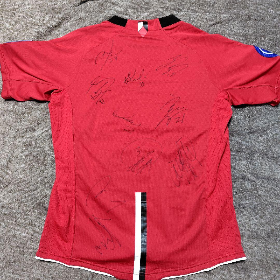 【NIKE】浦和レッズ ユニフォーム 2007 ACL 所属選手サイン入 М