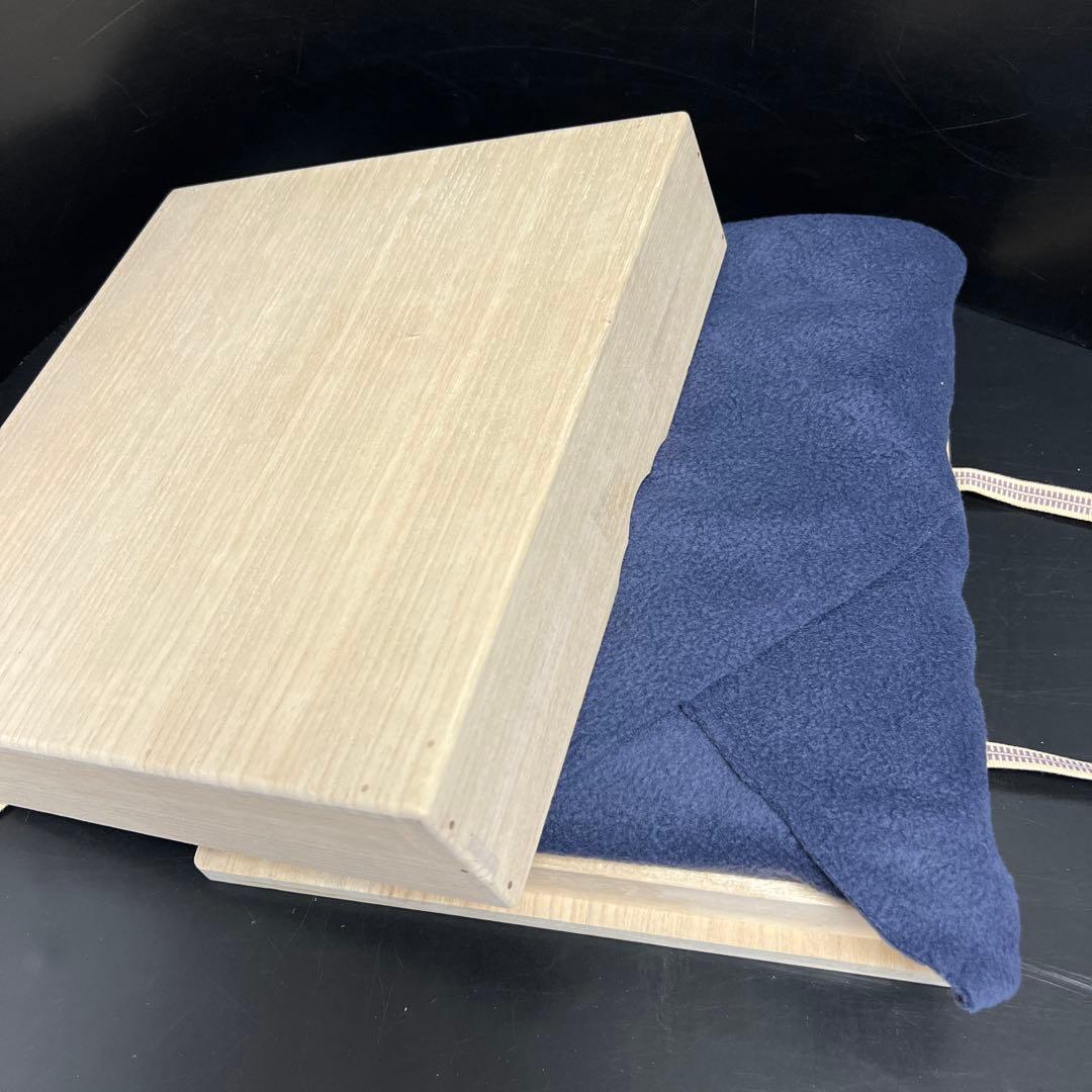 時代　木製　上手蒔絵内梨地硯箱　木箱付　東Y7-1126☆2Fトコヒカ