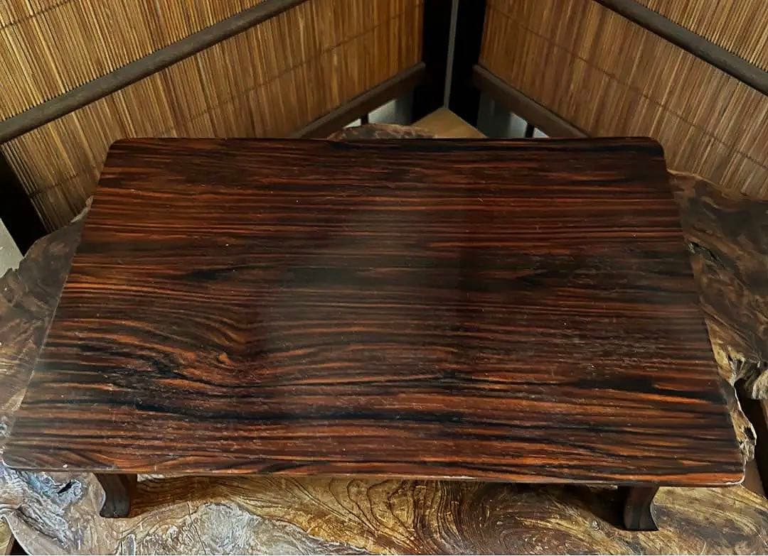 古木 香台 花台 盆栽台 黒檀 希少 小型 高台 1292㌘