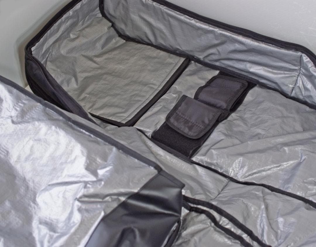 ☆オールインワン W35大型スキーケース ブーツ収納 静音ローラー スノーボード