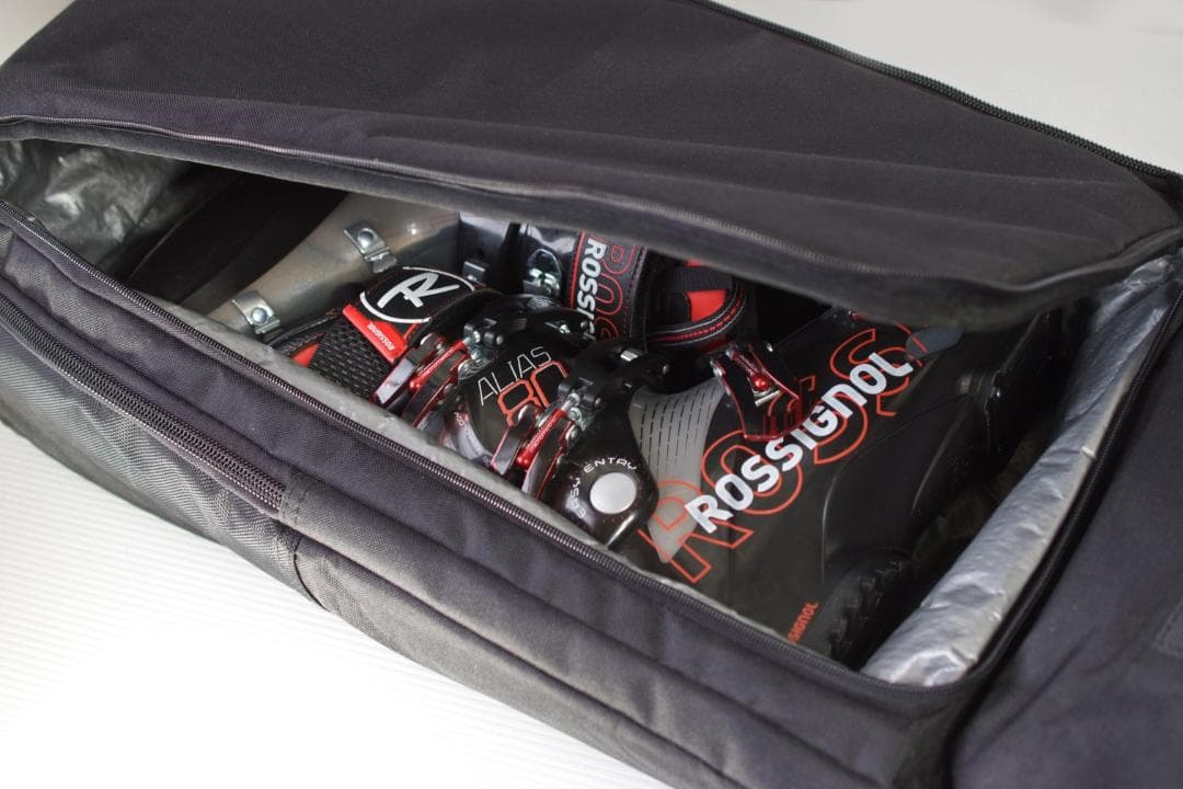 ☆オールインワン W35大型スキーケース ブーツ収納 静音ローラー スノーボード