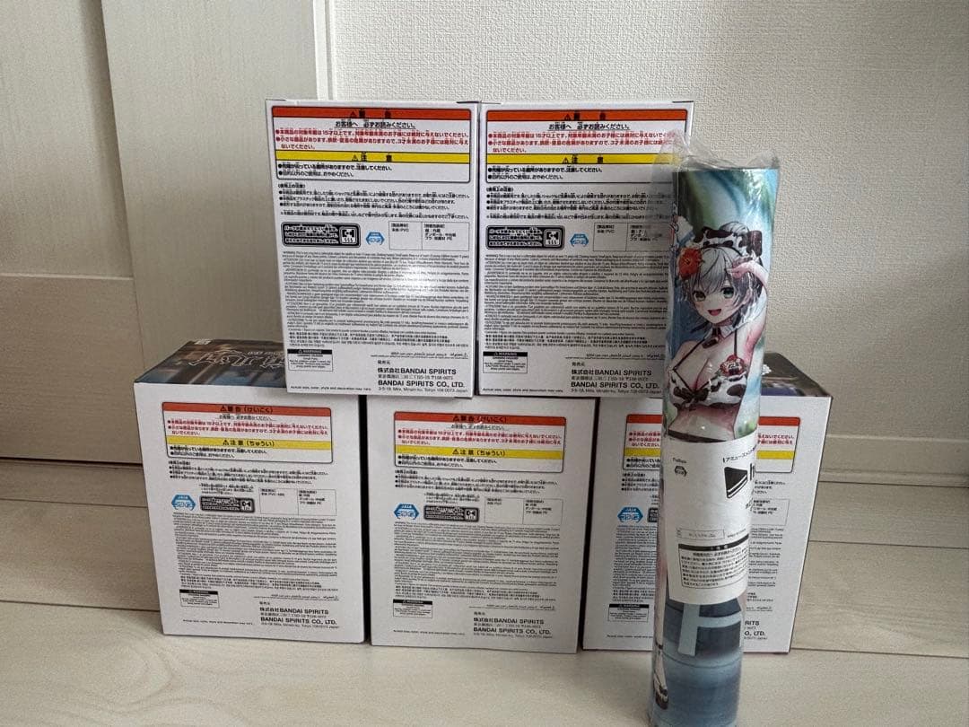 リラックスタイムフィギュア5体セット　大判マウスパッド　ホロライブ3期生　6期生