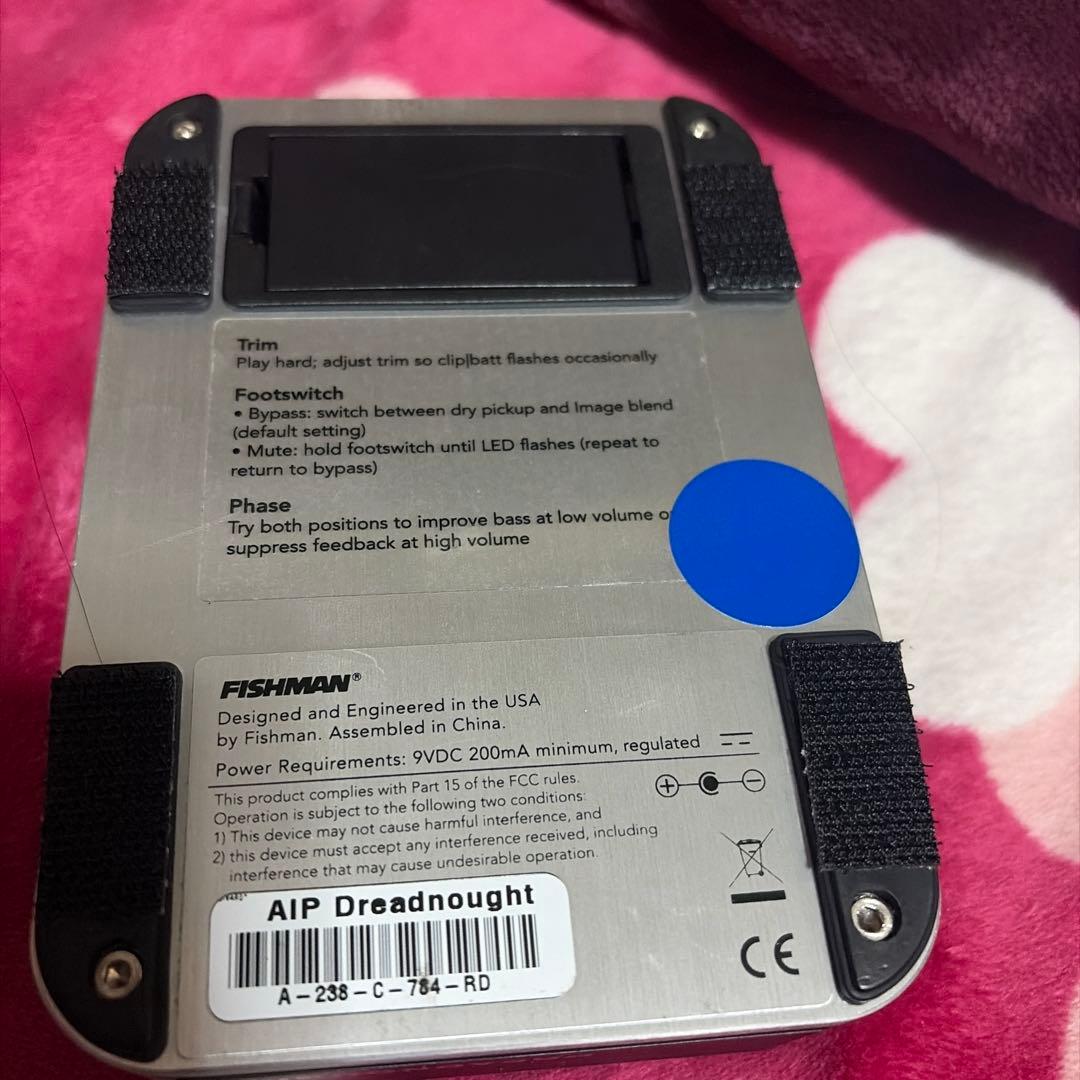 FISHMAN AURA アコースティックエフェクター