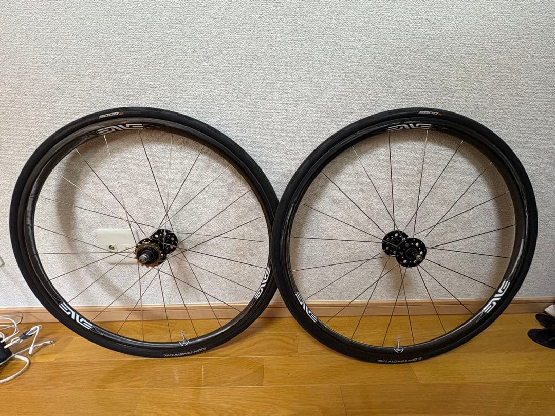 ENVE ROAD 25 ×philwood pro track hub コグ付
