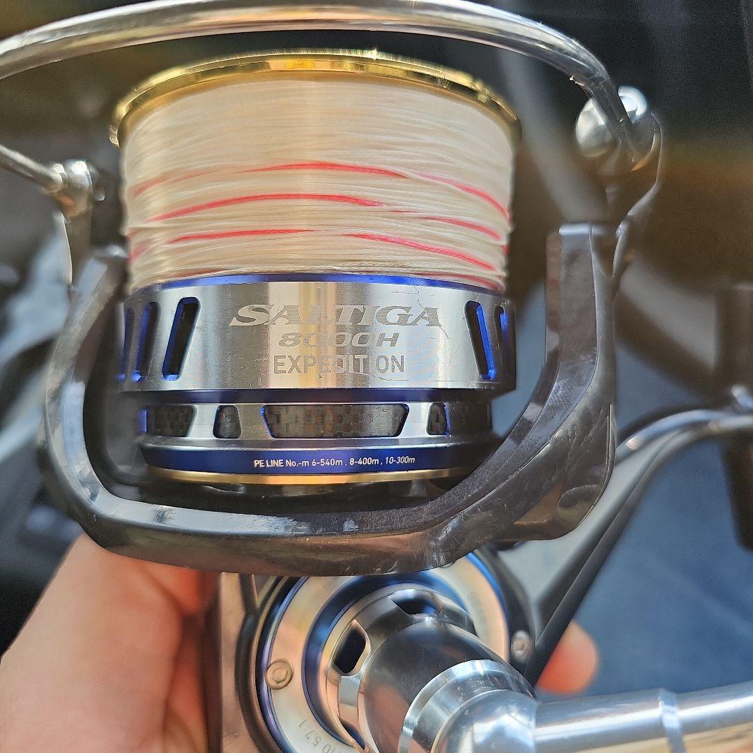 ソルティガエクスペディション8000H　オマケで6500スプール付き