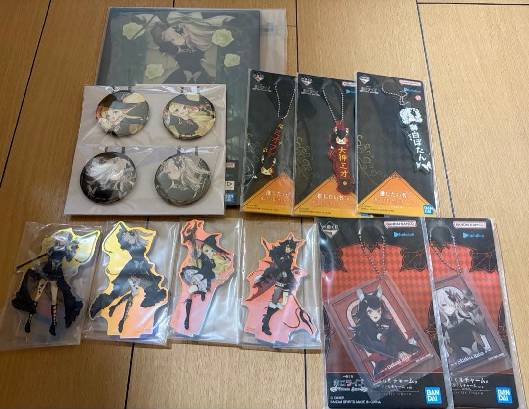 ホロライブ 一番くじ 白上フブキ 角巻わため 大神ミオ 獅白ぼたん フィギュア