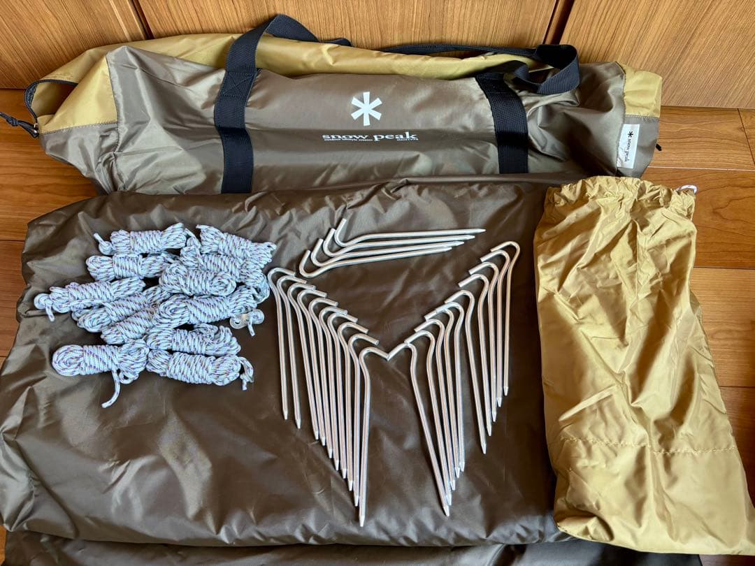 【未使用品】　 peak エントリーパックTT テント・タープセット
