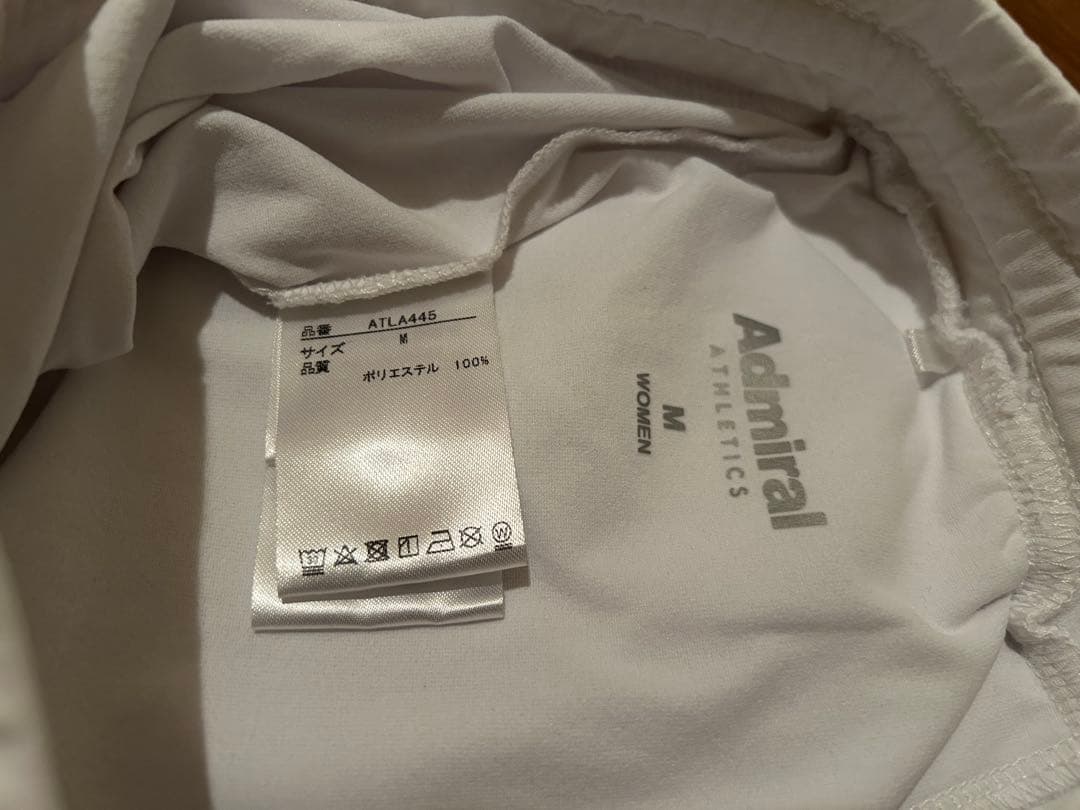 Admiral ホワイト プリーツスコート