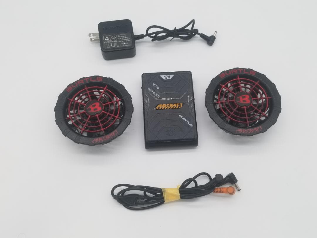 BURTLE AIRCRAFT 17V 充電器付き＆ファン AC300