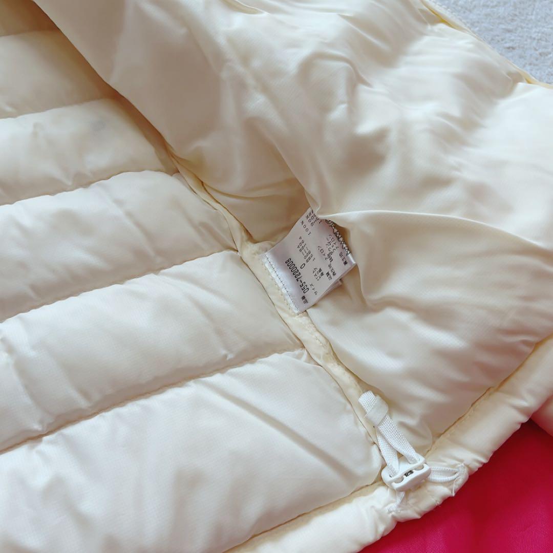 極美品　パーリーゲイツ 　２WAY　ダウン　ジャケット　ベスト　軽量　アイボリー