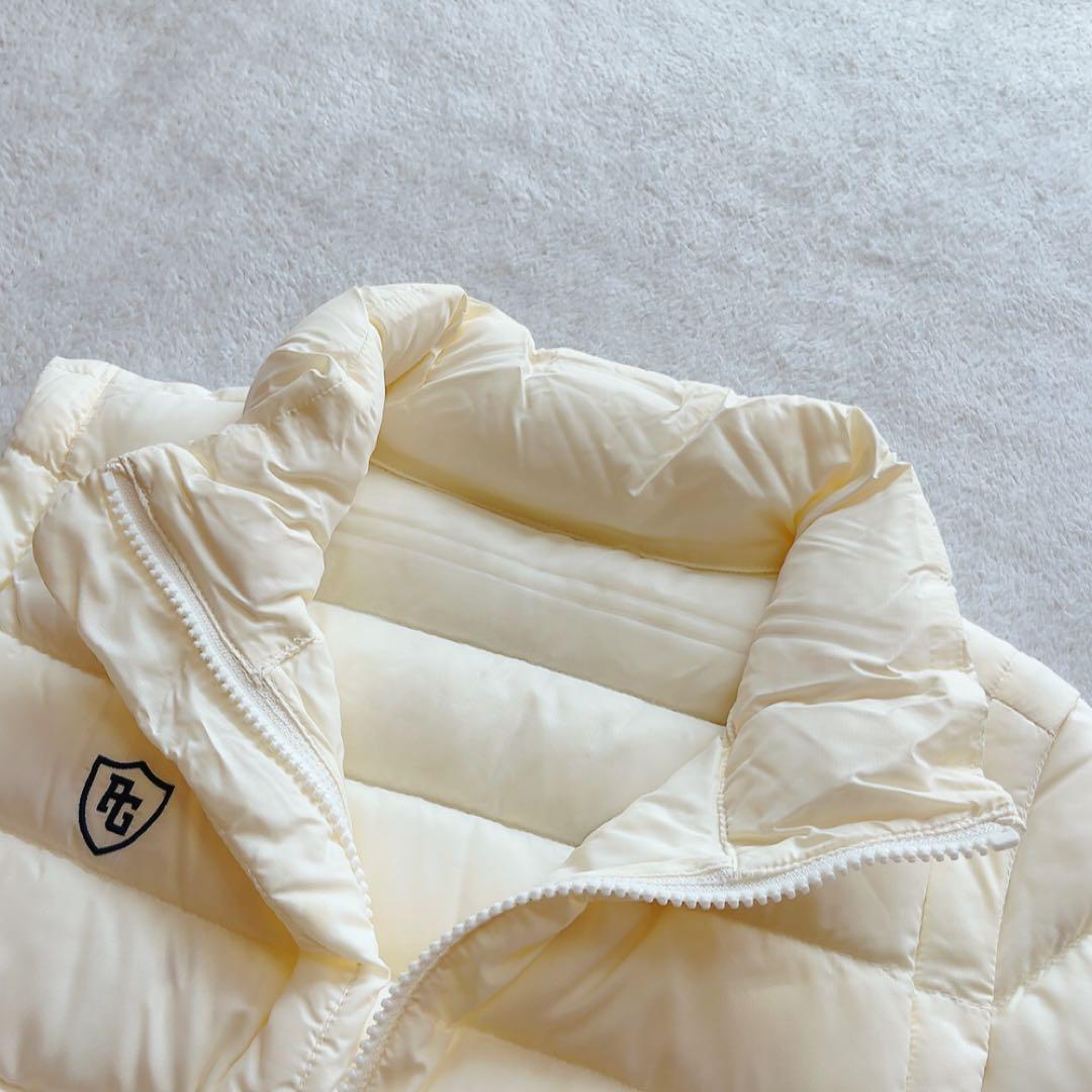 極美品　パーリーゲイツ 　２WAY　ダウン　ジャケット　ベスト　軽量　アイボリー