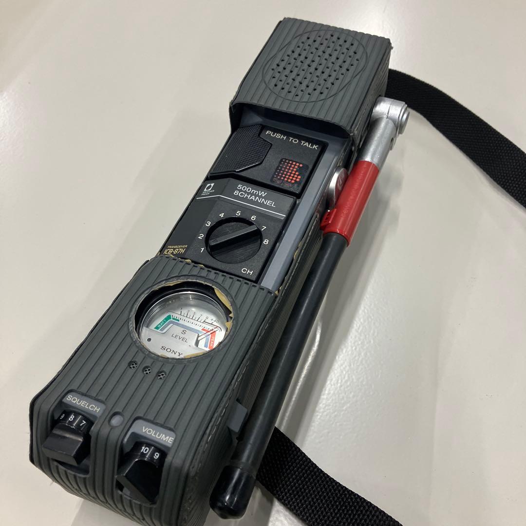 市民ラジオ　SONY トランシーバー 8チャンネル 500mW【動作確認OK】