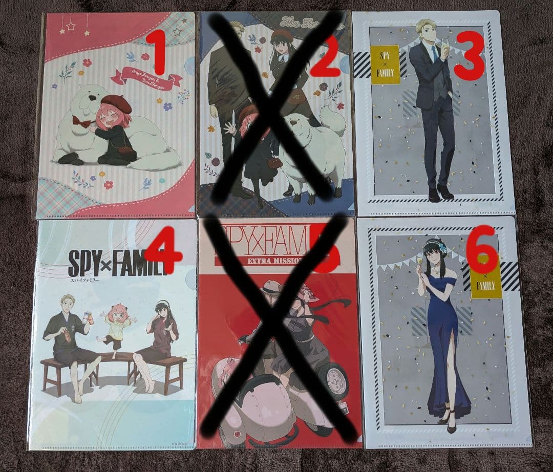SPY×FAMILY スパイファミリー　クリアファイルセット 27枚　バラ売り可
