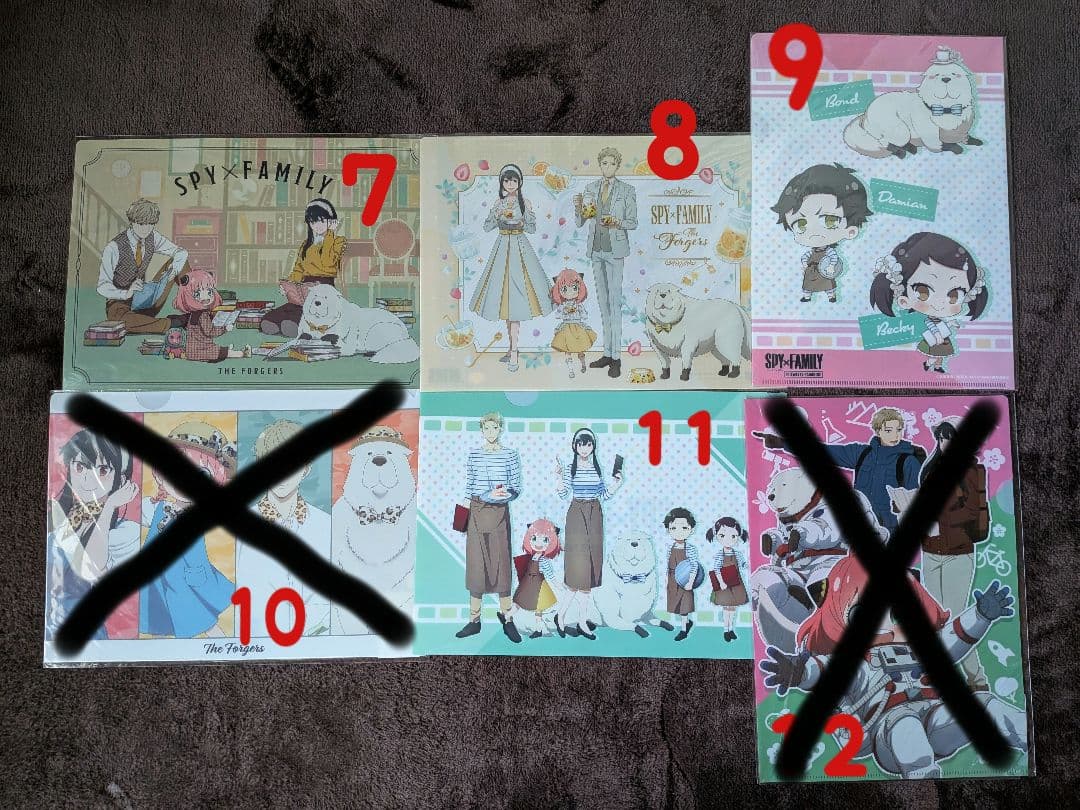 SPY×FAMILY スパイファミリー　クリアファイルセット 27枚　バラ売り可