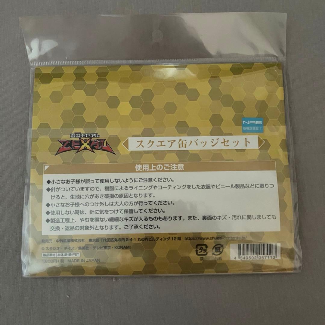 ゼアル スクエア缶バッジ 遊馬 凌牙 カイト 璃緒