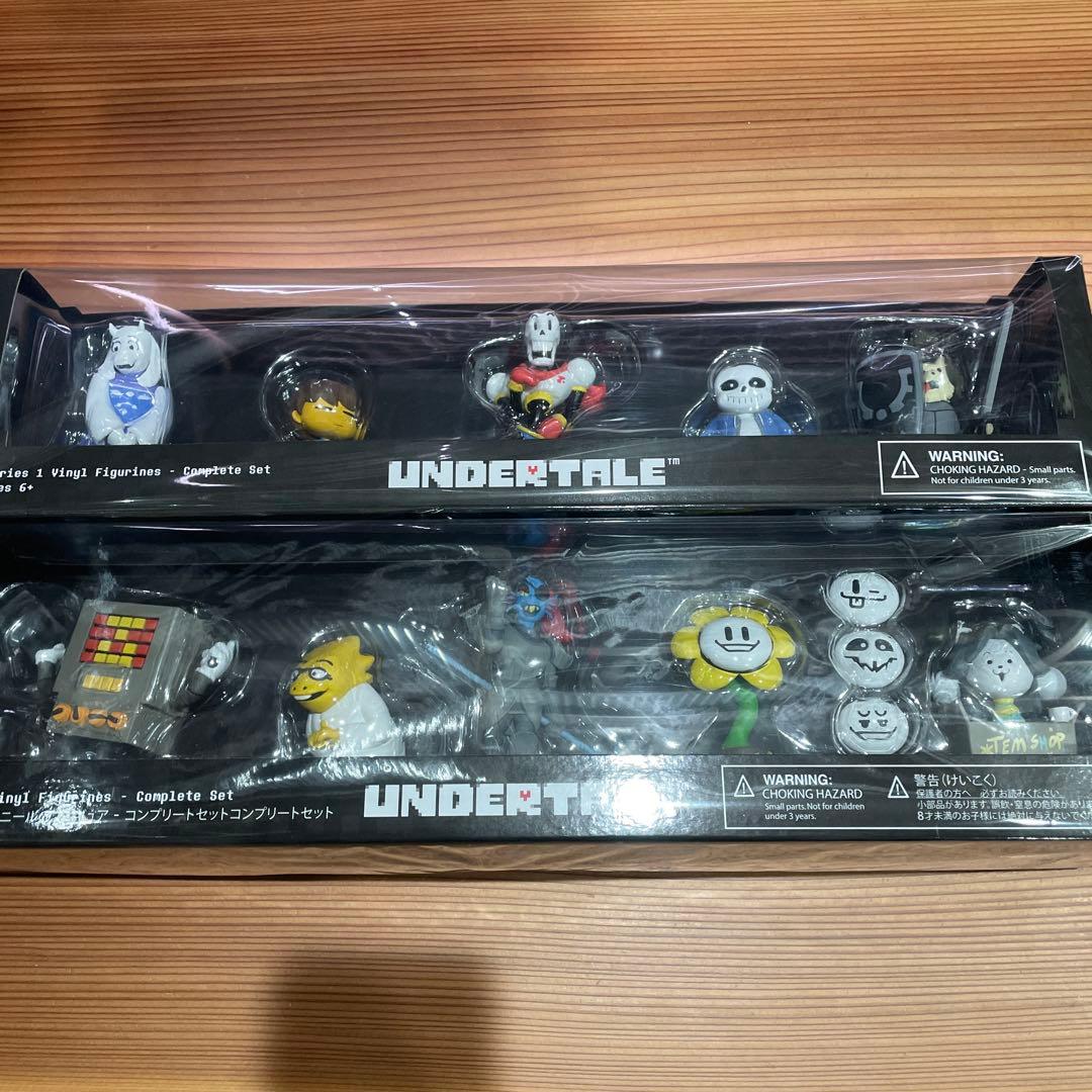 アンダーテール　ビニールのフィギュアコンプリートセット　UNDERTALE