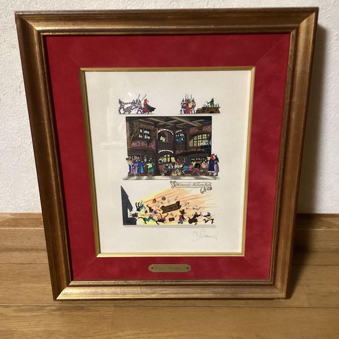 マイセン　ヒエロ　ニムスボス　リューゲル　甲冑騎士　中世城郭　細密画リトグラフ