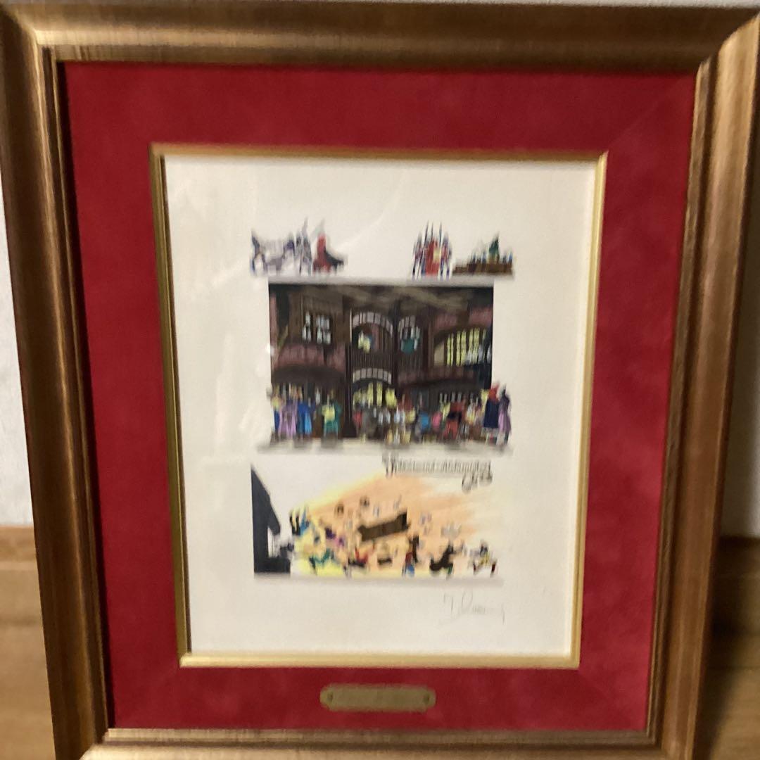 マイセン　ヒエロ　ニムスボス　リューゲル　甲冑騎士　中世城郭　細密画リトグラフ