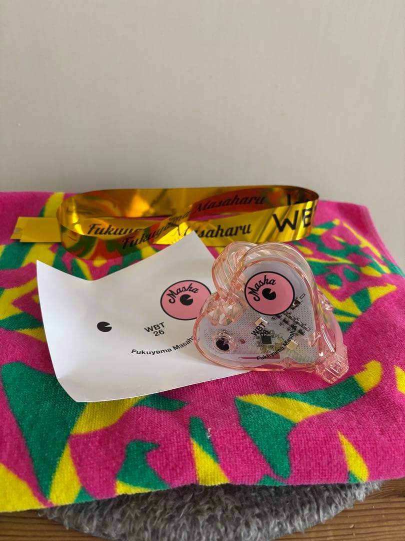 福山雅治　グッズ　シンクロライトバングル2026 タオル　金テープ1本