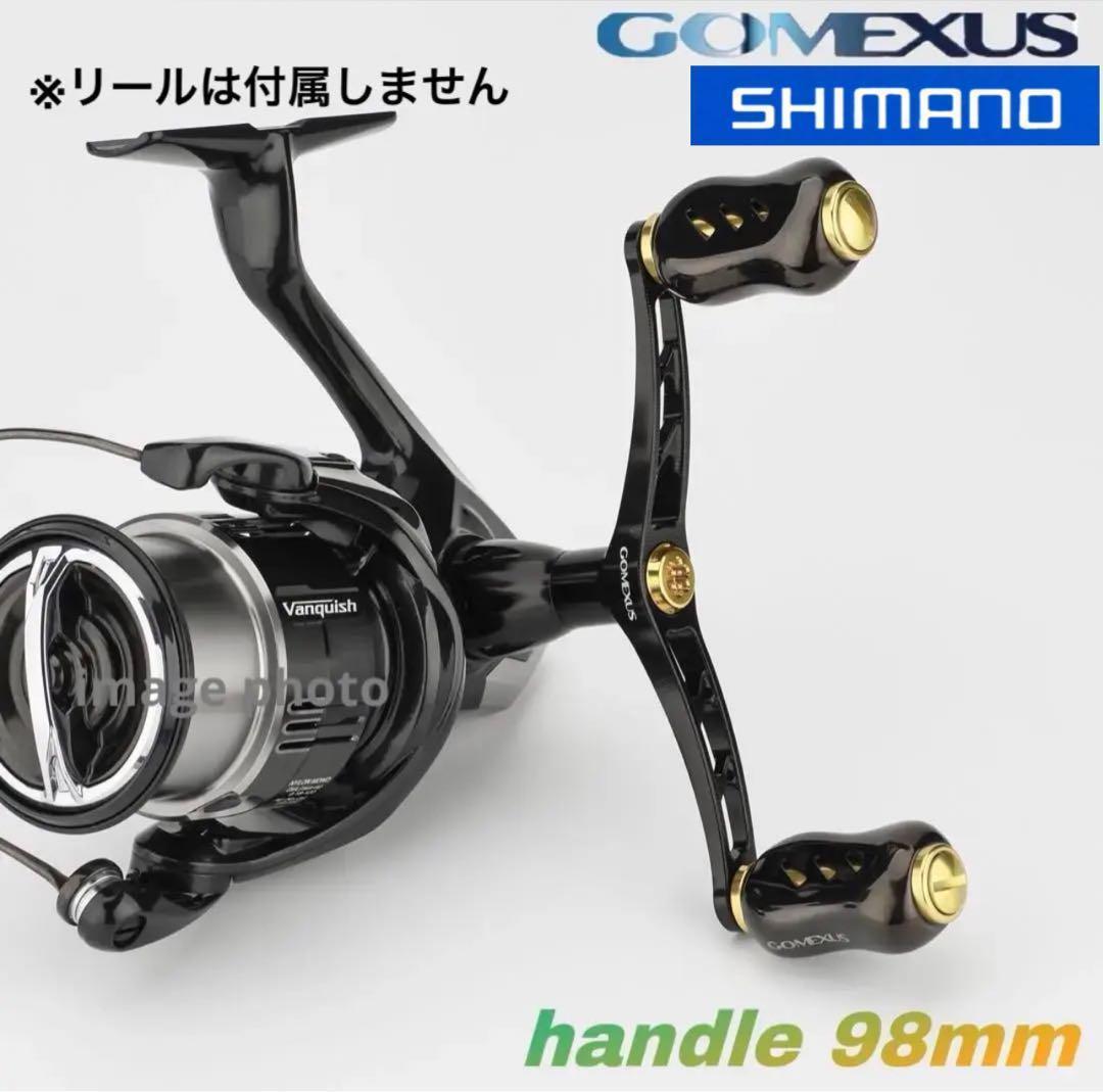 ゴメクサス/チタン22㎜/シマノS2 ダブルハンドル 98mm/ブラックゴールド
