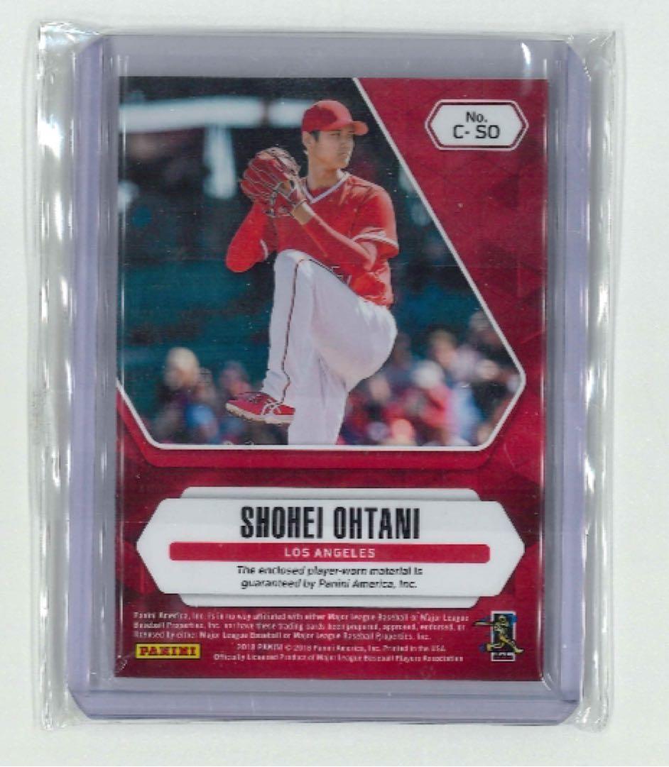 panini 大谷翔平 2018 ルーキー 実使用ジャージカード　激レア