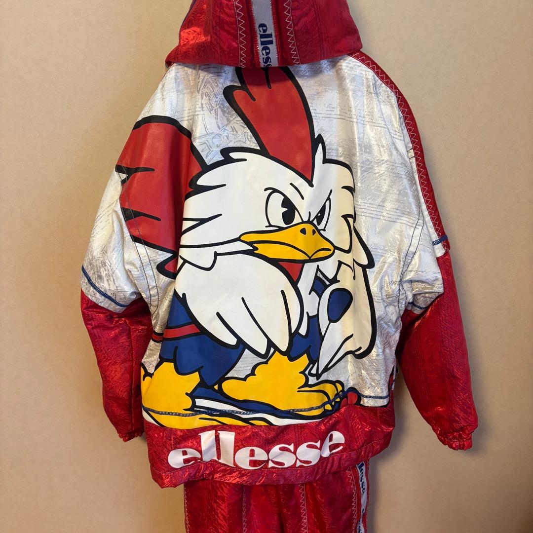 希少　フランス代表　エレッセ スキージャケットパンツ　ココリコ 90s レア