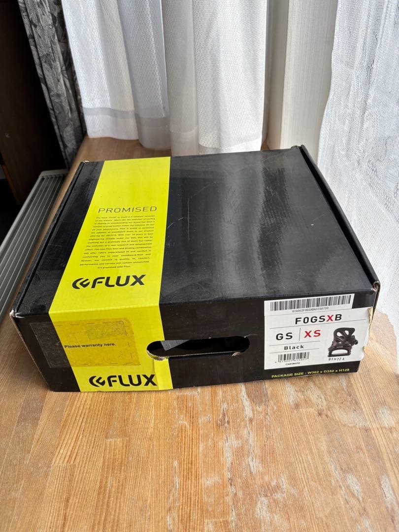 フラックス　FLUX GS ブラック スノーボードビンディング