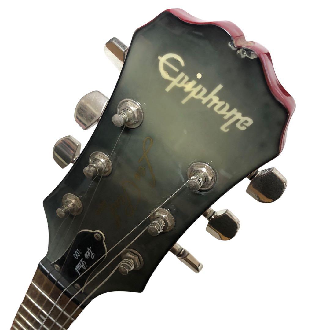 【レフティ】エピフォン レスポール100 エレキギター 動作品 左利き