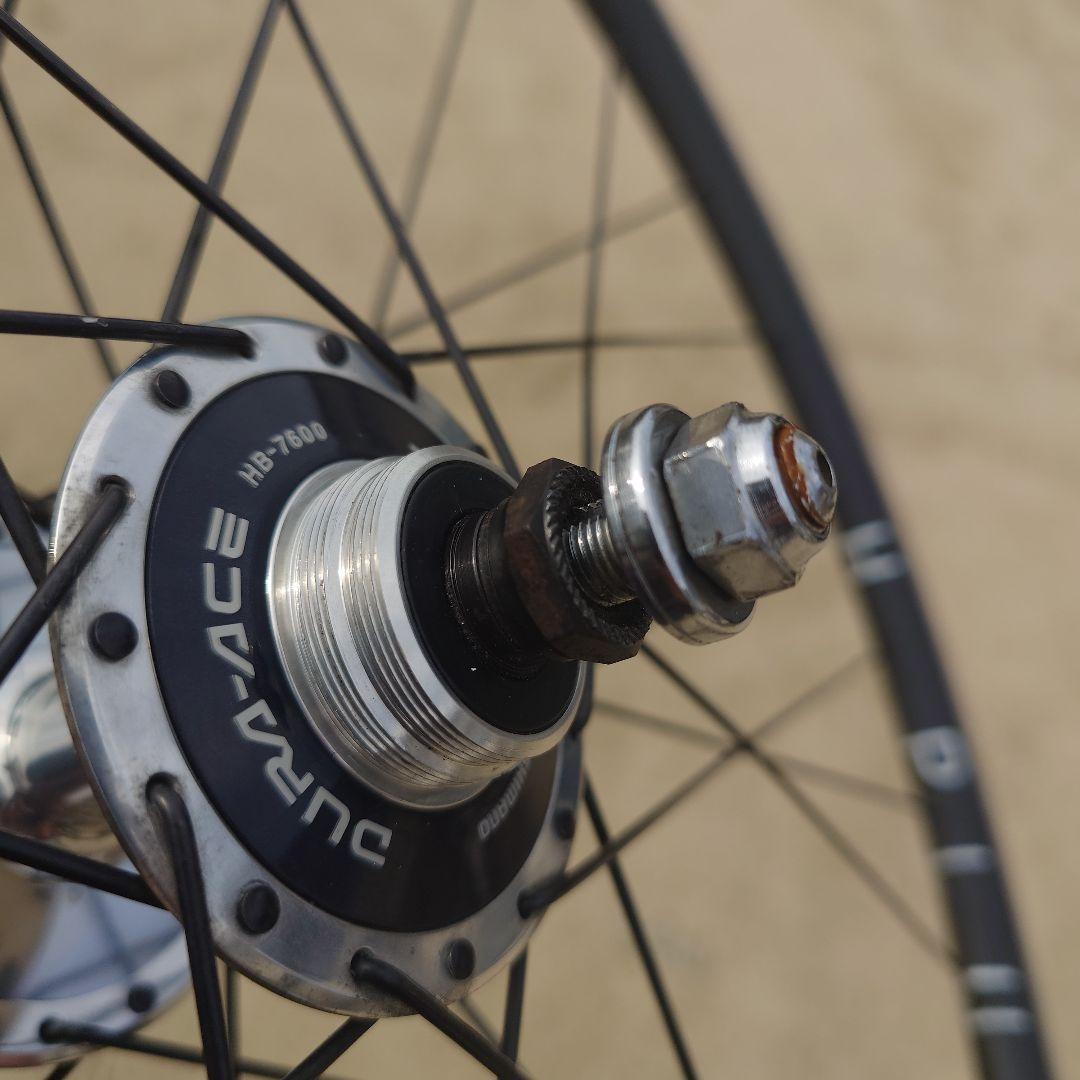 H PLUS SON AT-25 Dura-Ace HB-7600 リアホイール