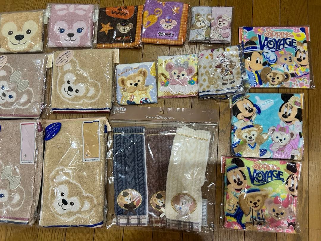 ダッフィー シェリーメイ　ハンカチ　タオル　セット