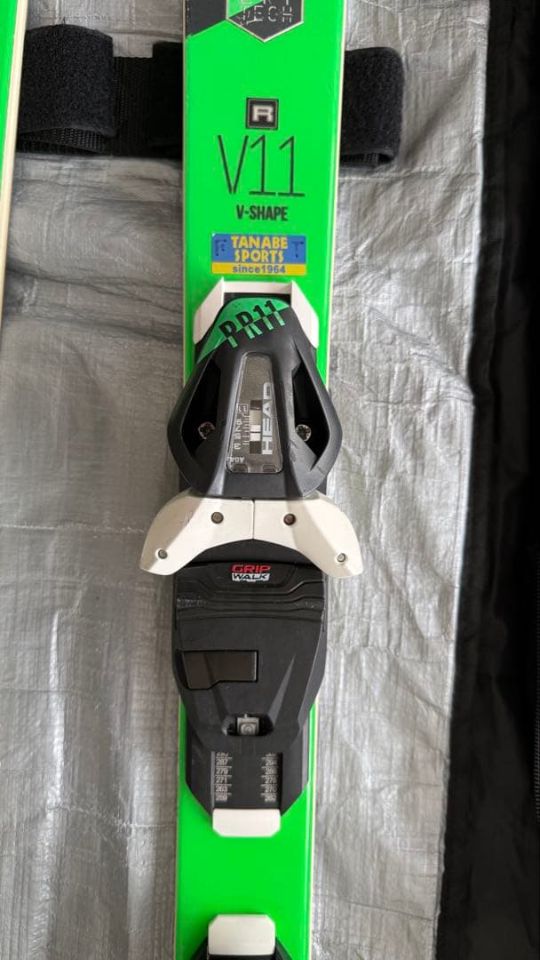 HEAD V-SHAPE V11 163㎝ GW＋ オールインワンケース