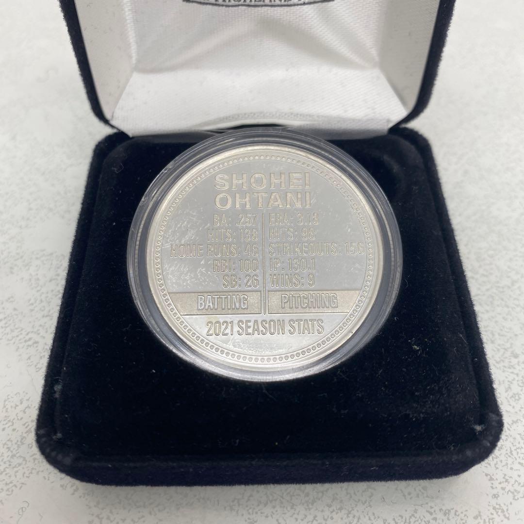 大谷翔平 2021 アメリカンリーグ MVP 二刀流記念 メダル シリアル付