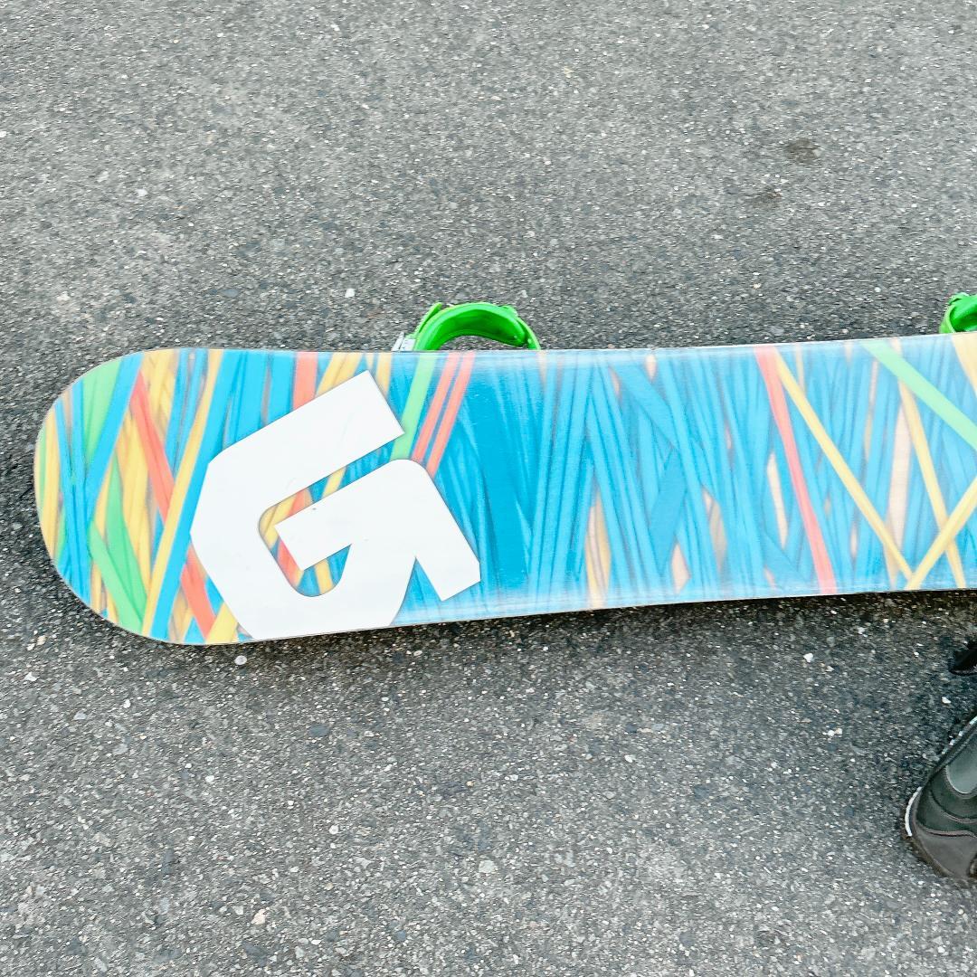 美品 スノーボード BURTON Social 140 セット スノボー 女性
